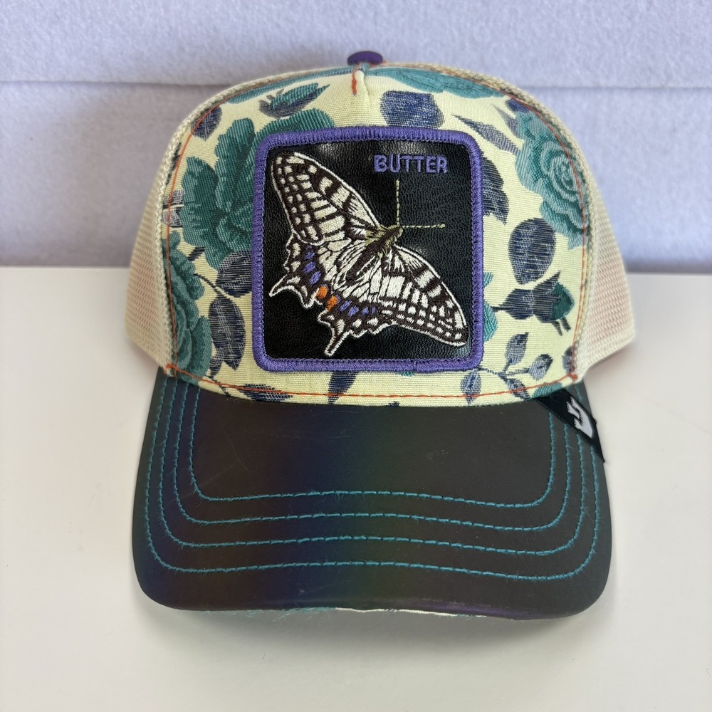 NWT Goorin Bros Trucker Hat Monarchy of Roses - Limited Edition - BUTTER